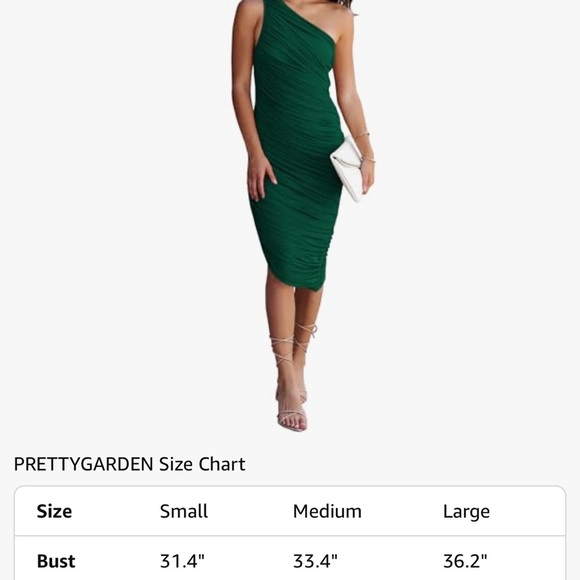 NWT Pretty Garden One-Shoulder Green Dress
Cruise Wear - Picture 1 of 3
